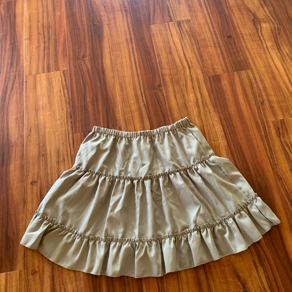 Army green shirt